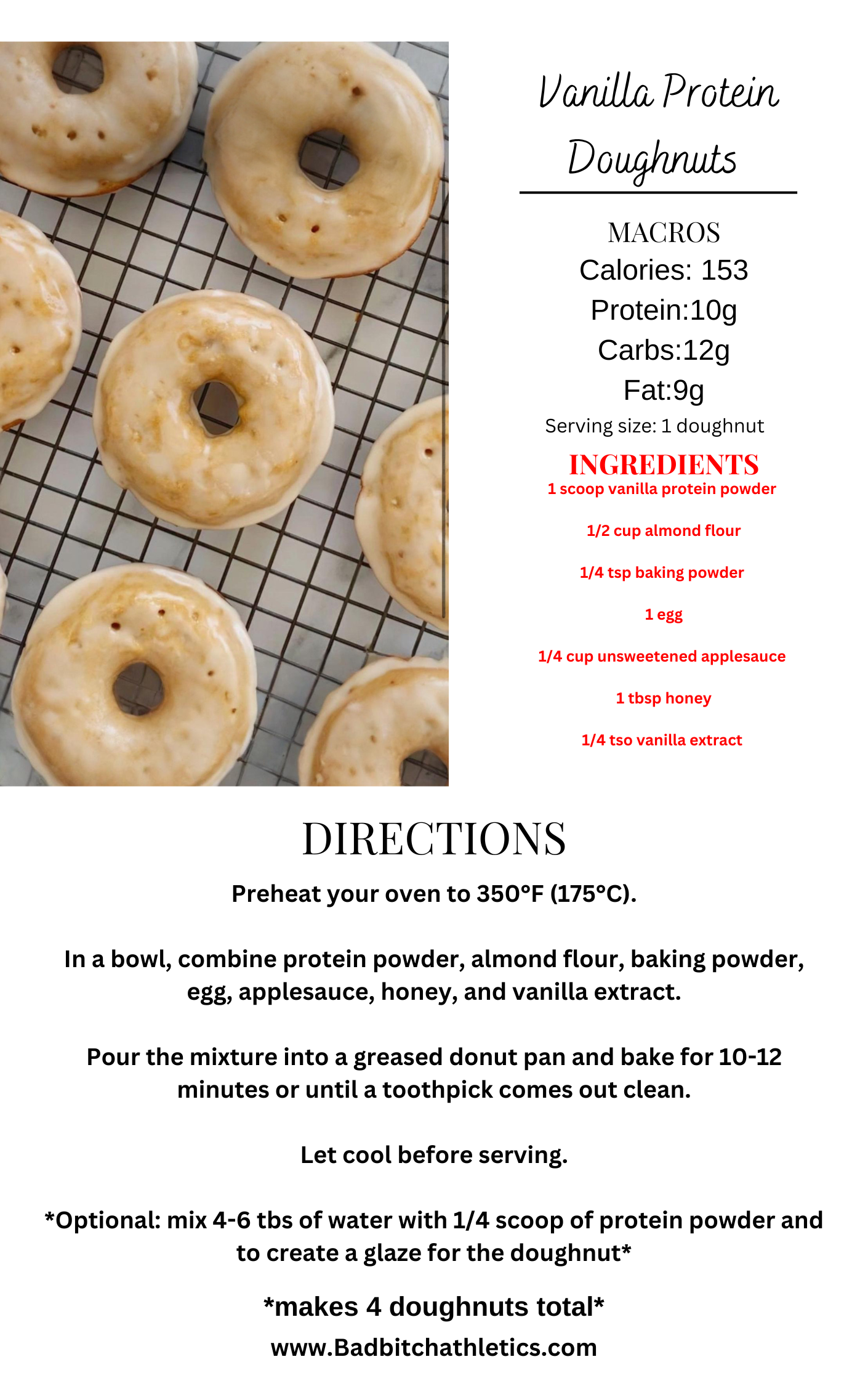 BBA HIGH PROTEIN DESSERTS