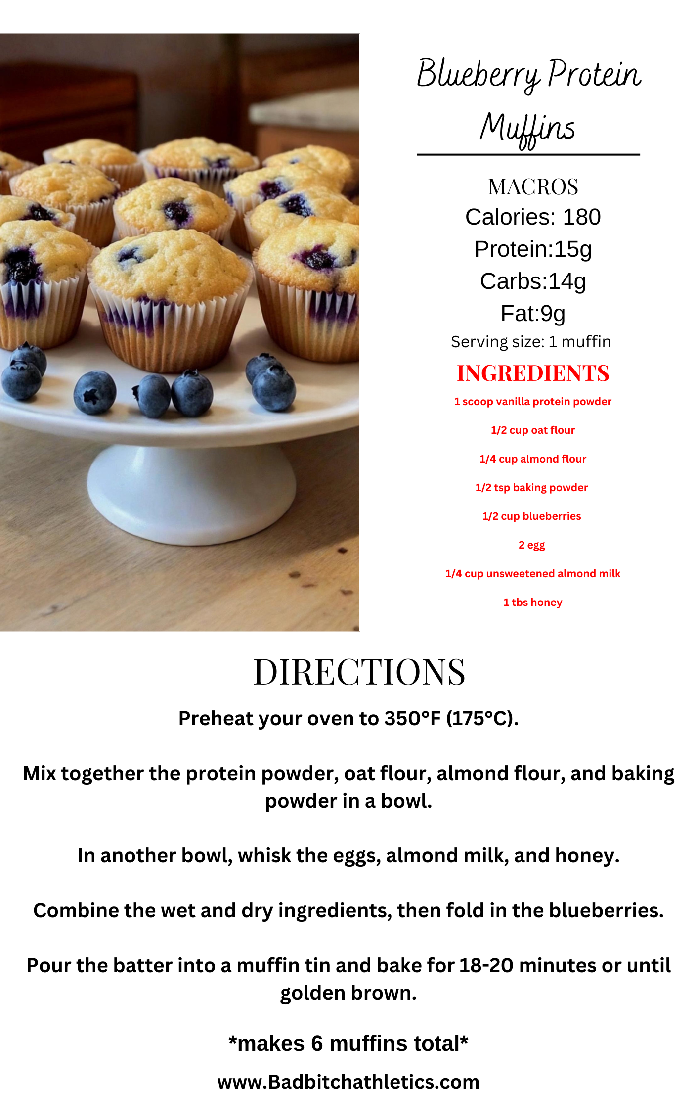 BBA HIGH PROTEIN DESSERTS